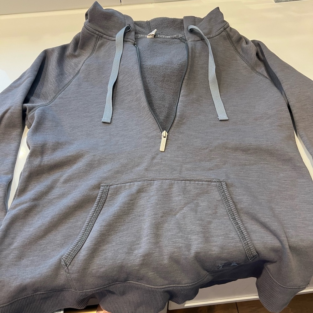 Under Armour Gray Half-Zip Hoodie